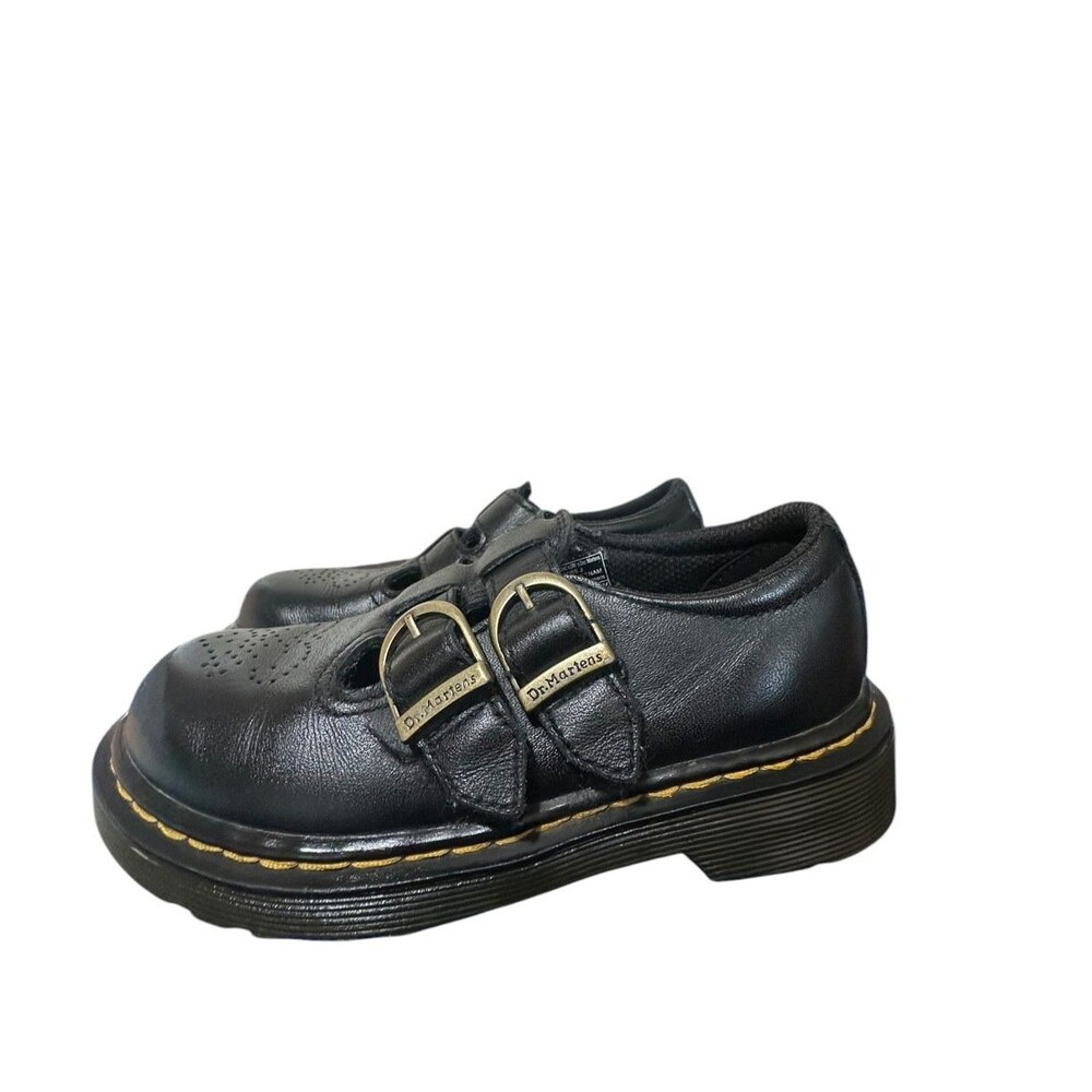 Dr Martens Youth 8065 Mary Jane Sandals Size 12 Hook Loop Used Buckle Boho